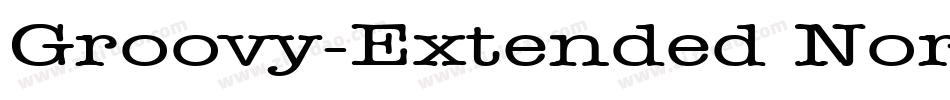 Groovy-Extended Normal字体转换